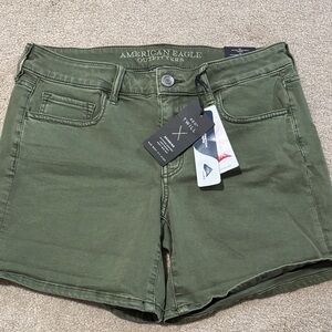 American Eagle Outfitters Olive Jean Shorts size 10 NWT